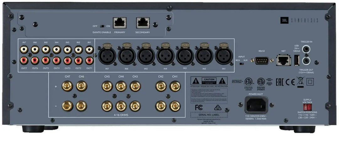 JBL SDA-7120 7-channel Class G Amplifier JBL