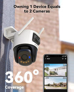 Load image into Gallery viewer, Imou 3MP+3MP 1296p Dual Lens CCTV Camera Home Outdoor, Pan-Tilt Wi-Fi Camera