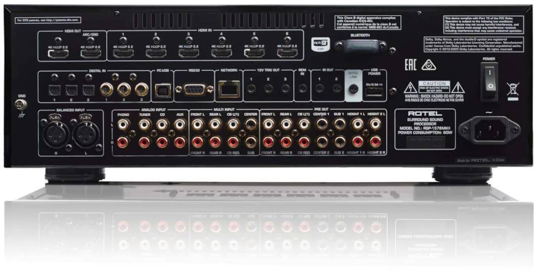 Rotel Rsp-1576 Mkii Surround Av Processor