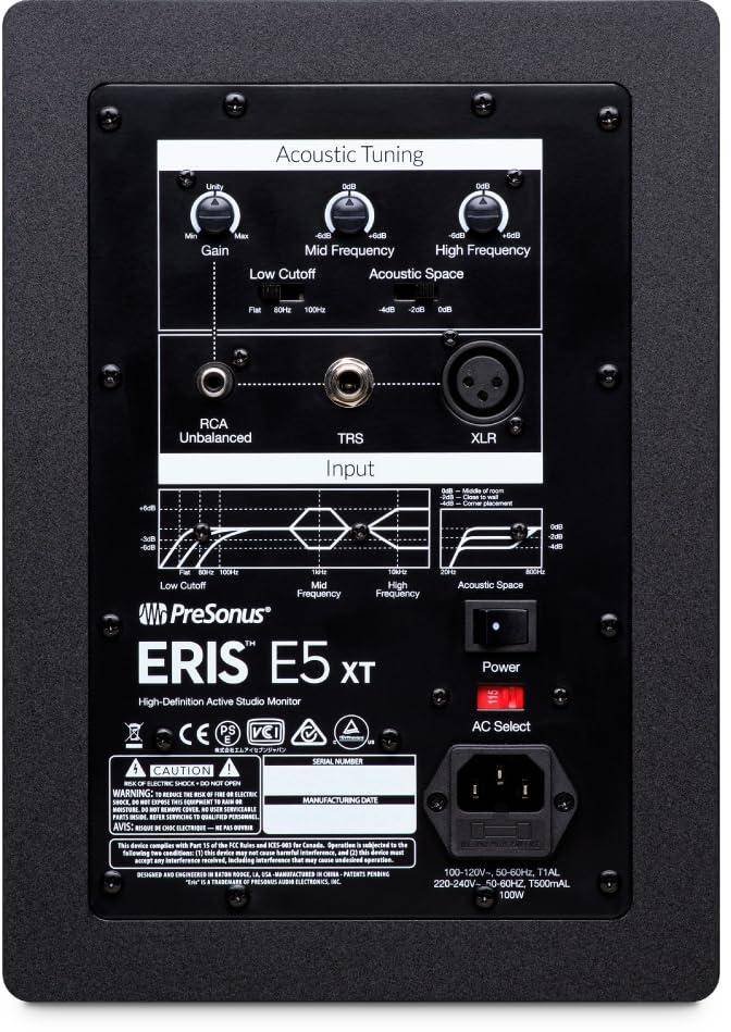 Presonus Eris E5 Xt 2-way Active Studio Monitor Speaker (pair)