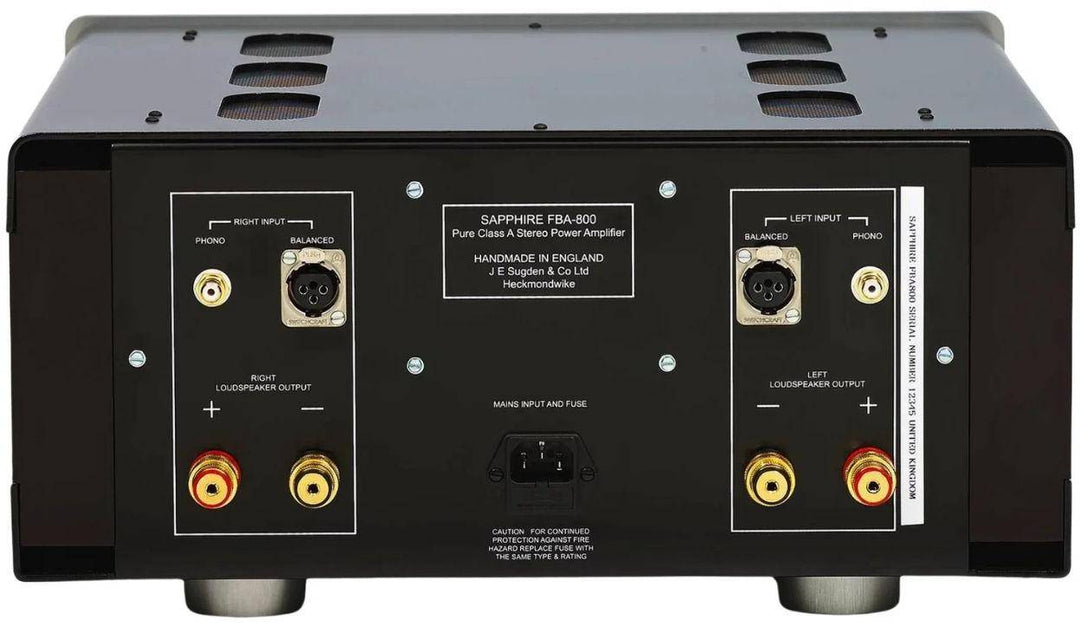 Sugden Sapphire FBA-800 Stereo Power Amplifier