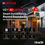 Load image into Gallery viewer, CP PLUS 3MP Outdoor Bullet CCTV Camera | 4G SIM-Based Wireless Security Camera| Two-Way Audio | EZ-R33T