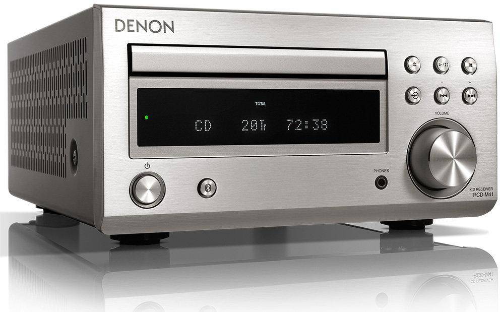 Denon Rcd-m41 Micro Desktop Hi-fi Cd Receiver With Bluetooth And Fm