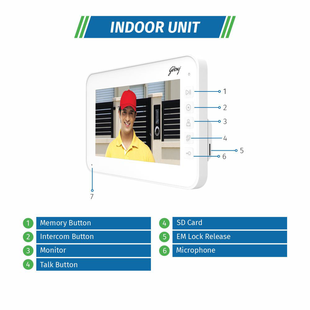 Godrej Seethru RE7 Lite Video Door Phone