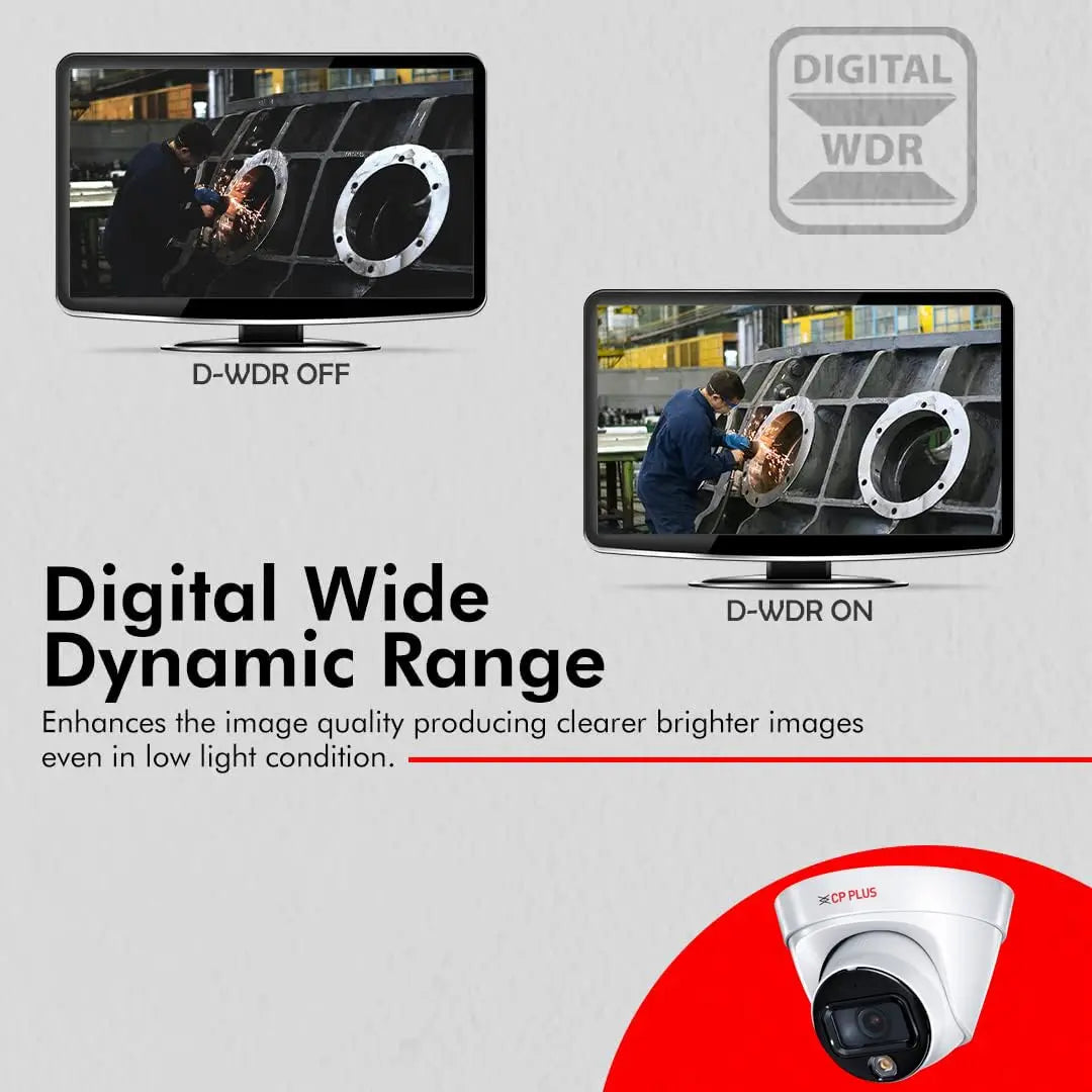 CP Plus 6MP Full Color IP Dome Camera (30m, PoE) | STQC | CP-UNC-DA61L3C-LQ