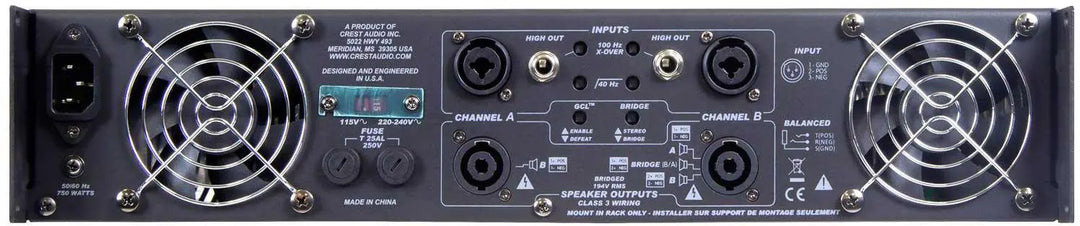 Crest CPX™ 4 Professional Touring & Install Power Amplifer Crest Audio