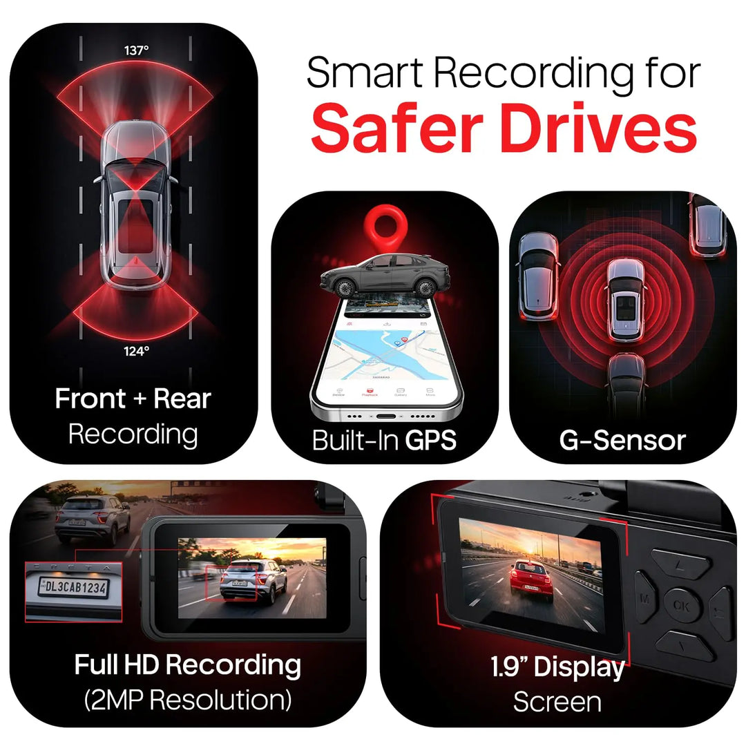 CP PLUS Dash Cam for Car CP-F28B
