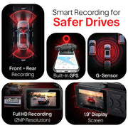 CP PLUS Dash Cam for Car CP-F28B
