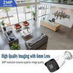 Load image into Gallery viewer, CP Plus 2MP Network Bullet Camera | Full HD 1080P | 6mm Fixed Lens | 60m Night Vision | Built-in Mic | CP-UNC-TA21L6C-Q
