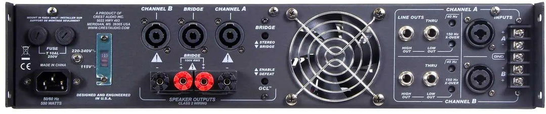 Crest CPX1 Professional Touring & Install Power Amplifer Crest Audio