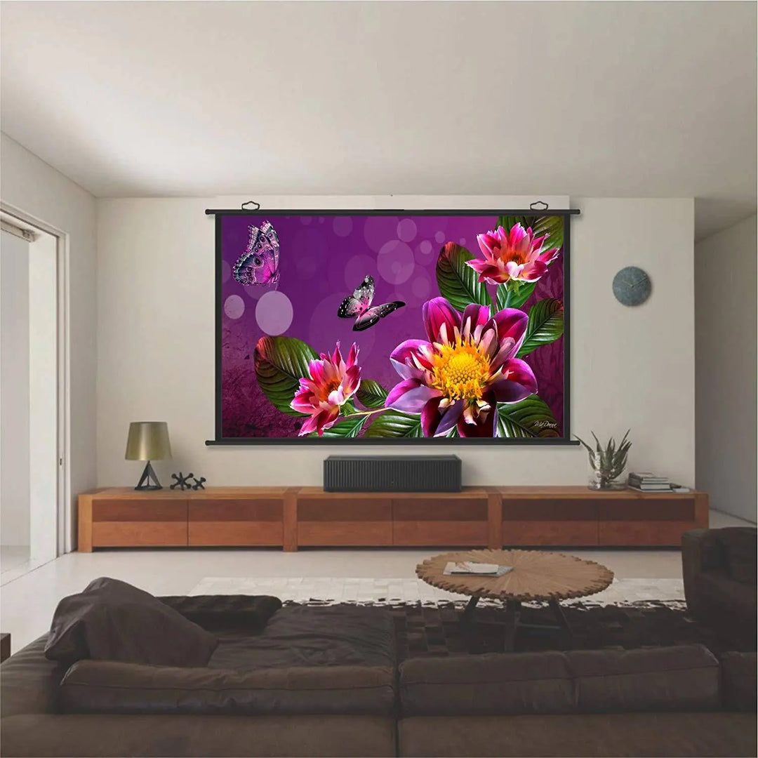 Inlight 10 X 8 Ft Map type Projector Screen ELITE SCREEN