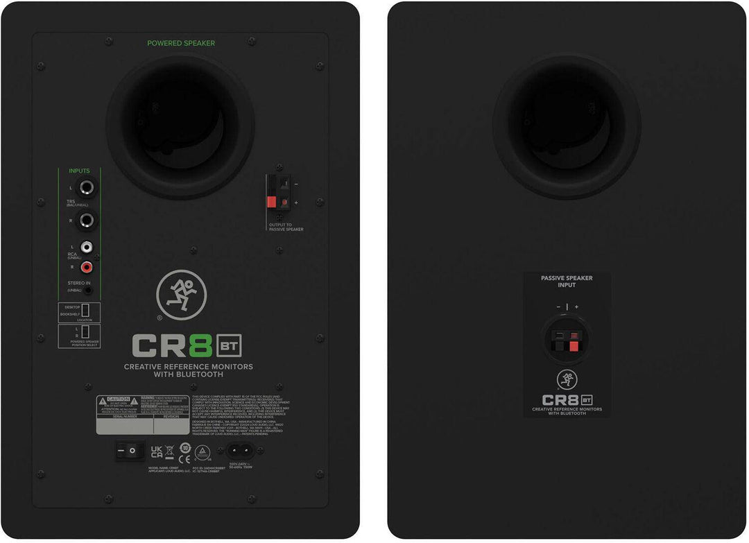 Mackie CR8-XBT 8 inch Powered Monitors speakers