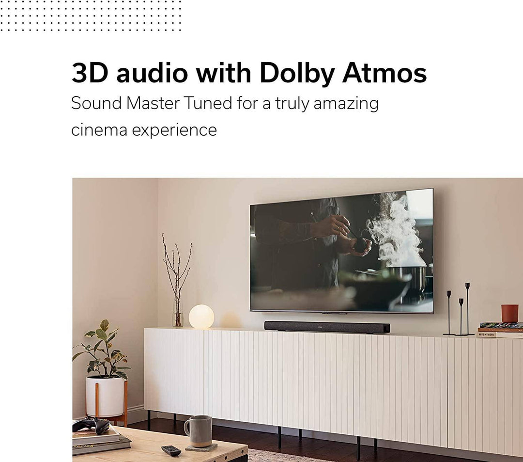 Denon Dht-s217 Sleek Home theater 3d Audio With Dolby Atmos Soundbar