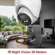 CP Plus 4MP Dual Light Dome Indoor IP Camera | Dual Light Night Vision | STQC | Built-in Mic & Speaker | CP-UNC-DA41L3B-D-LQ