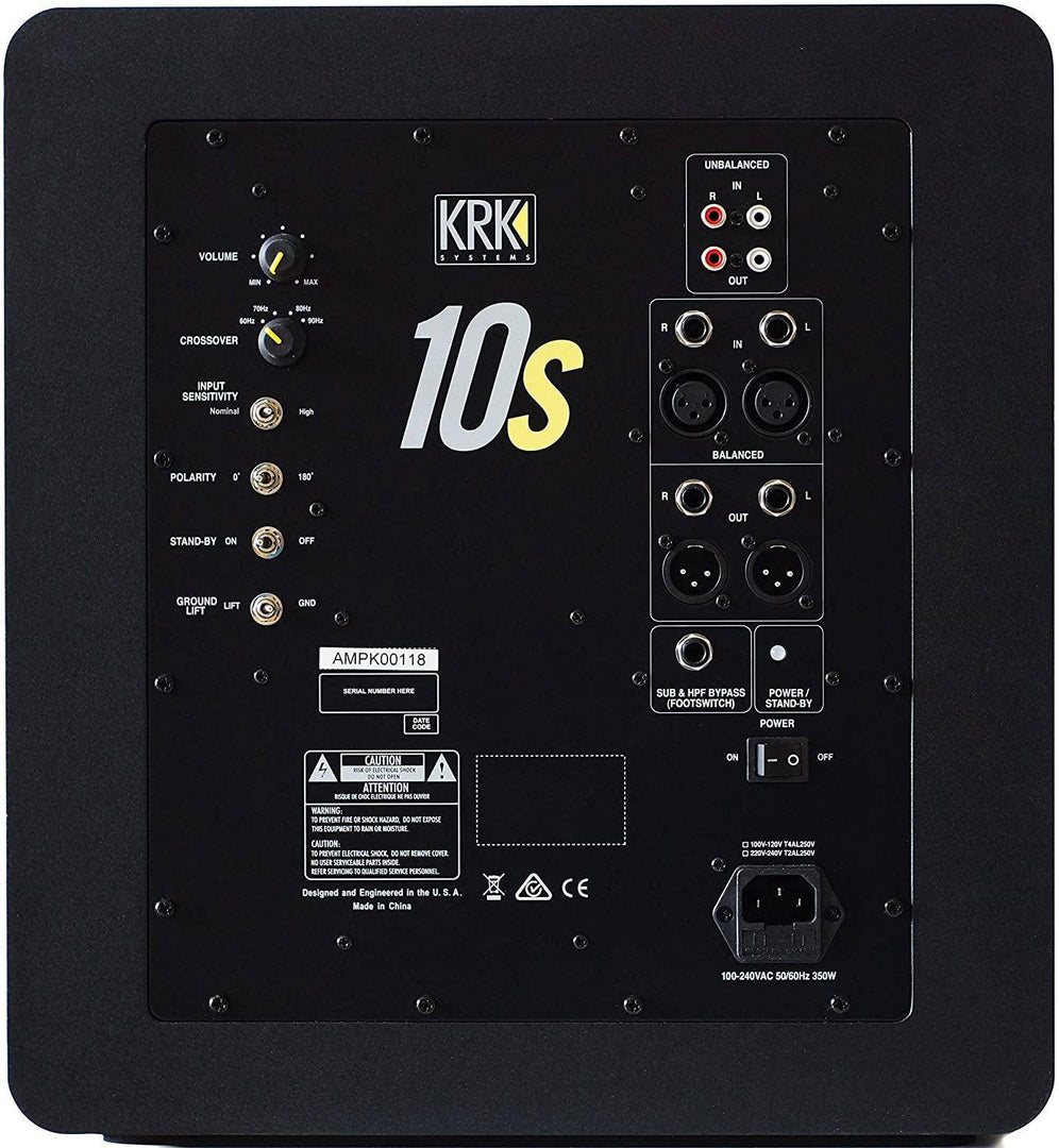 Krk 10s2 10-inch 160watt Powered Subwoofer