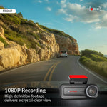 Load image into Gallery viewer, CP PLUS 4G Dashcam for Car with Full HD Front Camera &amp; Live GPS Tracking | H.265 Recording | G-Sensor | Parking Mode |  CP-H27