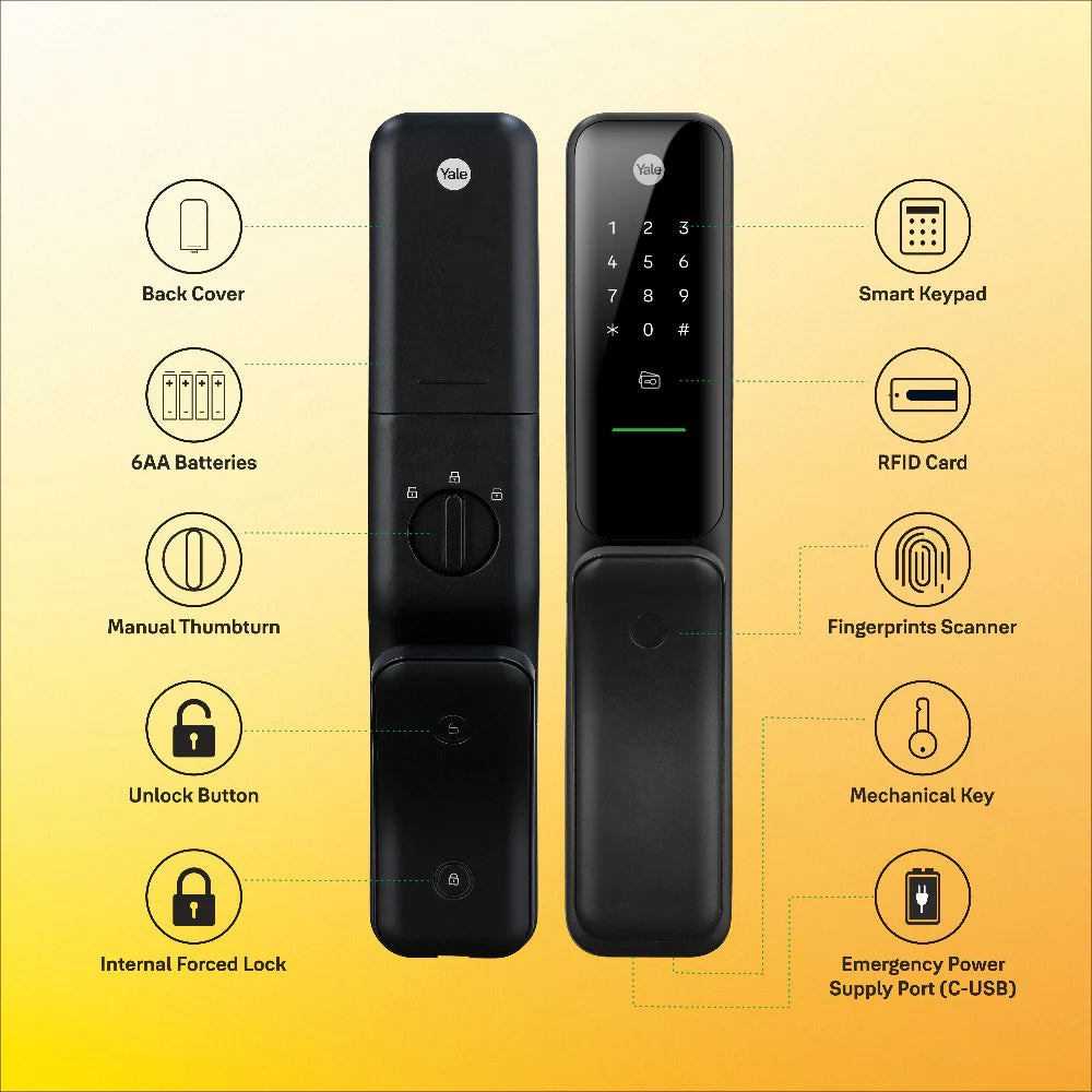 Yale Kyra Pro, Push Pull Smart Lock