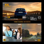 Load image into Gallery viewer, CP PLUS 4K Dashcam for Car with GPS | 8MP Front + FHD Cabin &amp; Rear Camera | CP-F86C