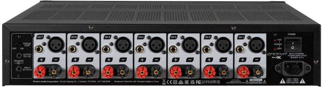 Emotiva BasX A7 Plus Seven-Channel Power Amplifier