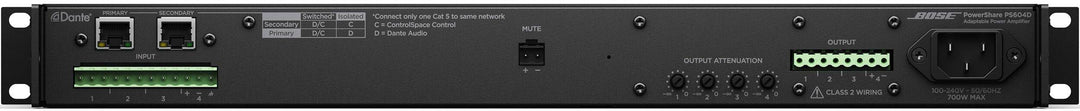 BOSE Professional PowerShare PS604D adaptable power amplifier