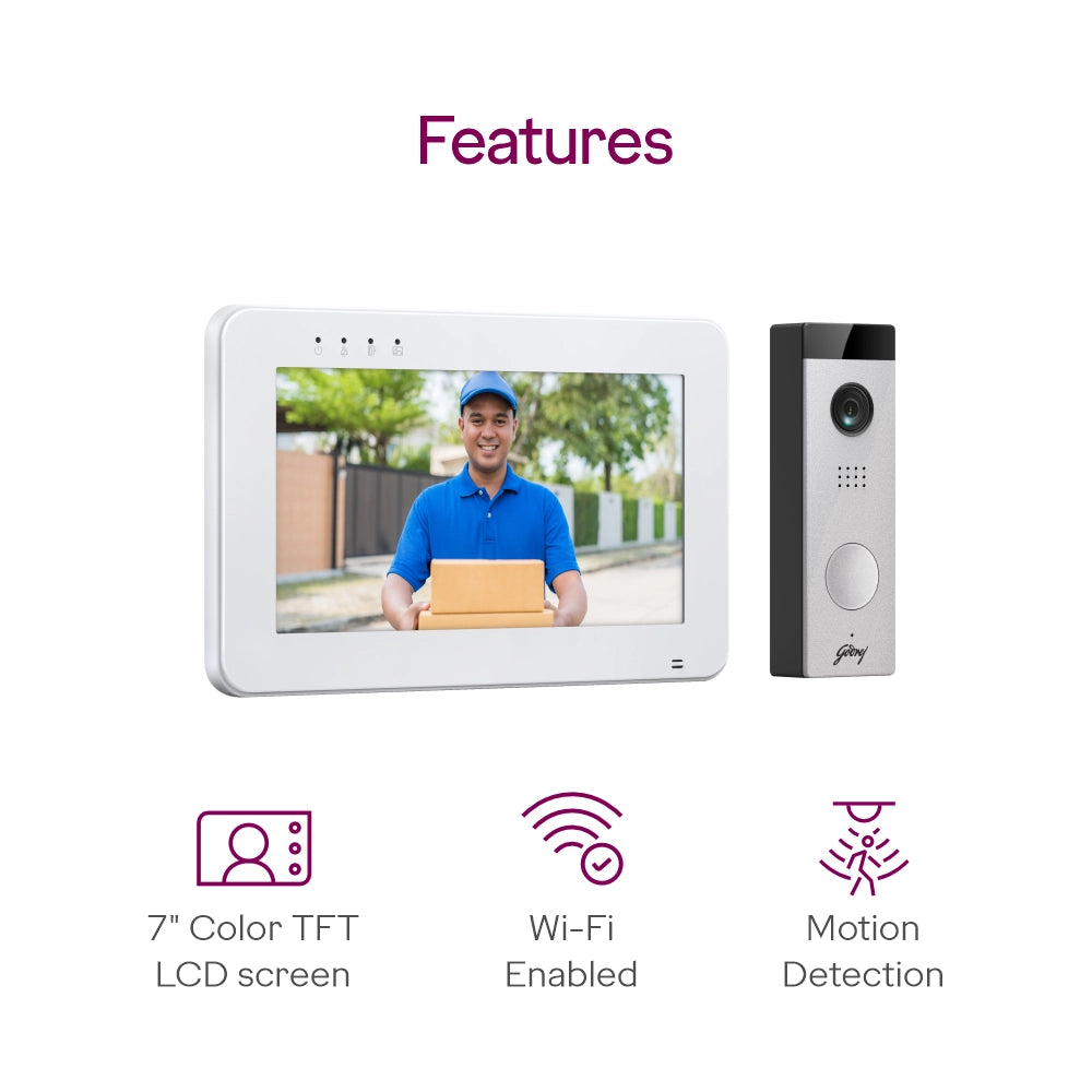 Godrej Seethru RE 7 Touch Video Door Phone