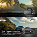Load image into Gallery viewer, CP PLUS 4G Dashcam for Car | Full HD Front &amp; Rear Dash Camera |  CP-H27B
