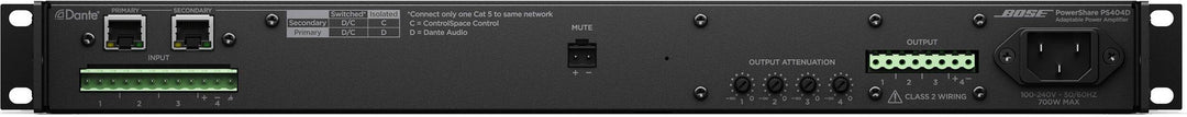 BOSE Professional PowerShare PS404D adaptable power amplifier