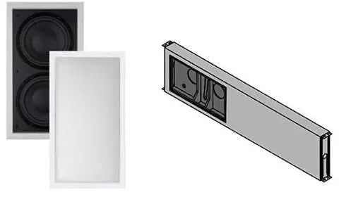 Bowers-wilkins Isw-4 2-way Rectangle type In-ceiling Subwoofer Speaker(each) Bowers-Wilkins