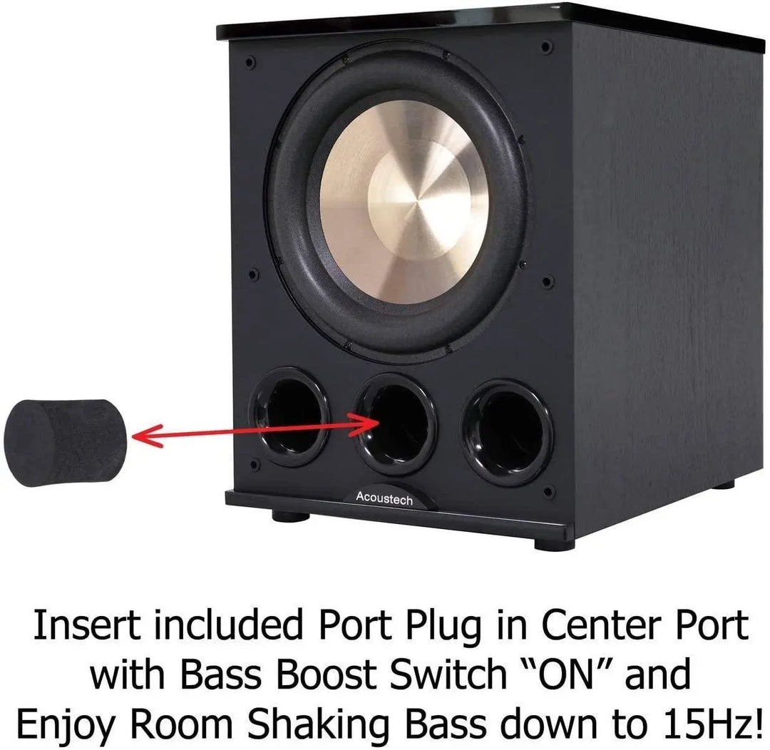 Bic America Acoustech Elite Series Pl-300 12â€ Powered Subwoofer BIC America