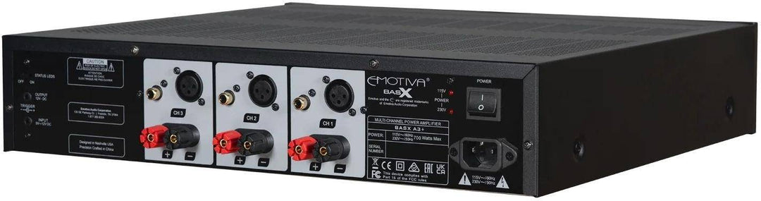 Emotiva BasX A3+ 3.1 Channel Stereo Power Amplifier