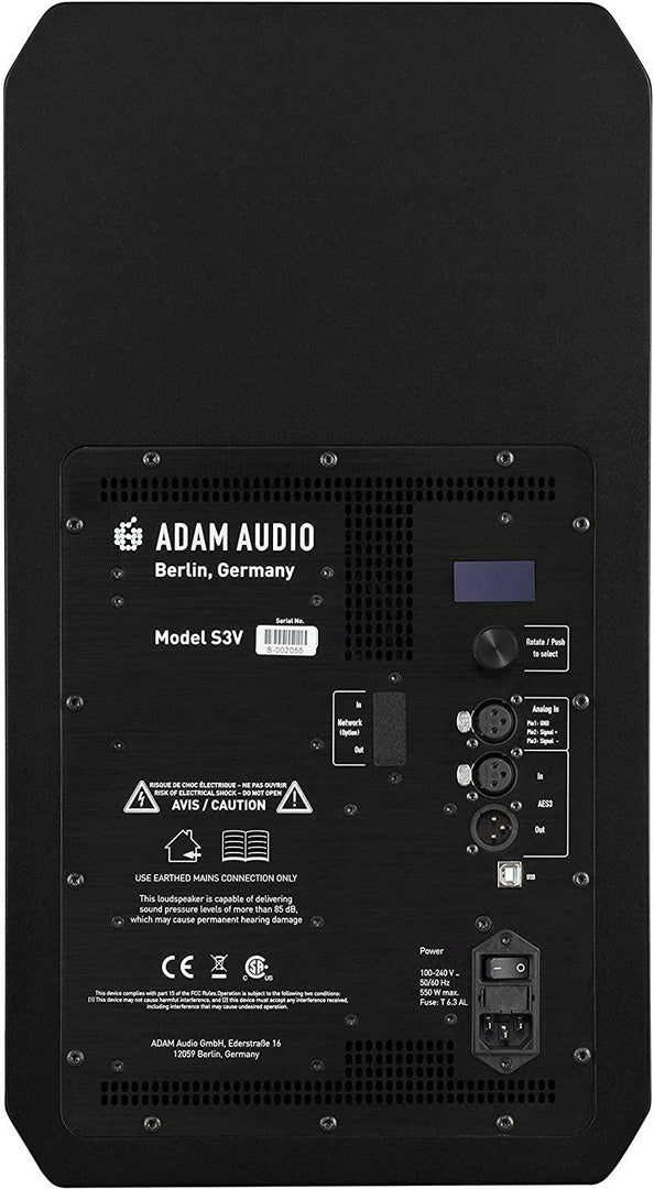 Adam Audio S3v Active 3 Way Midfield Monitor