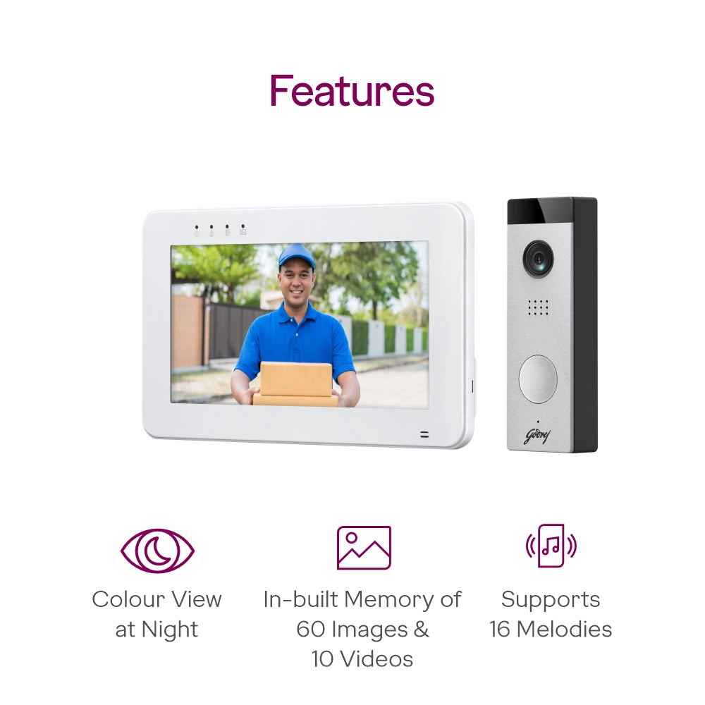 Godrej Seethru RE 7 Touch Video Door Phone