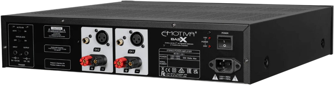 Emotiva BasX A2 plus - 2 Channel Stereo Power Amplifier
