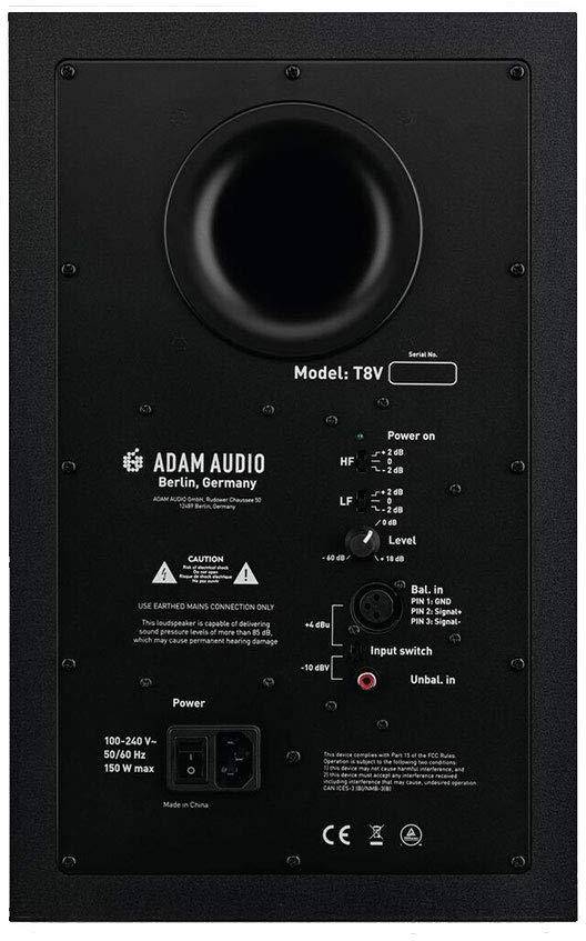 Adam Audio t8v Active Powered Studio Monitor (each)