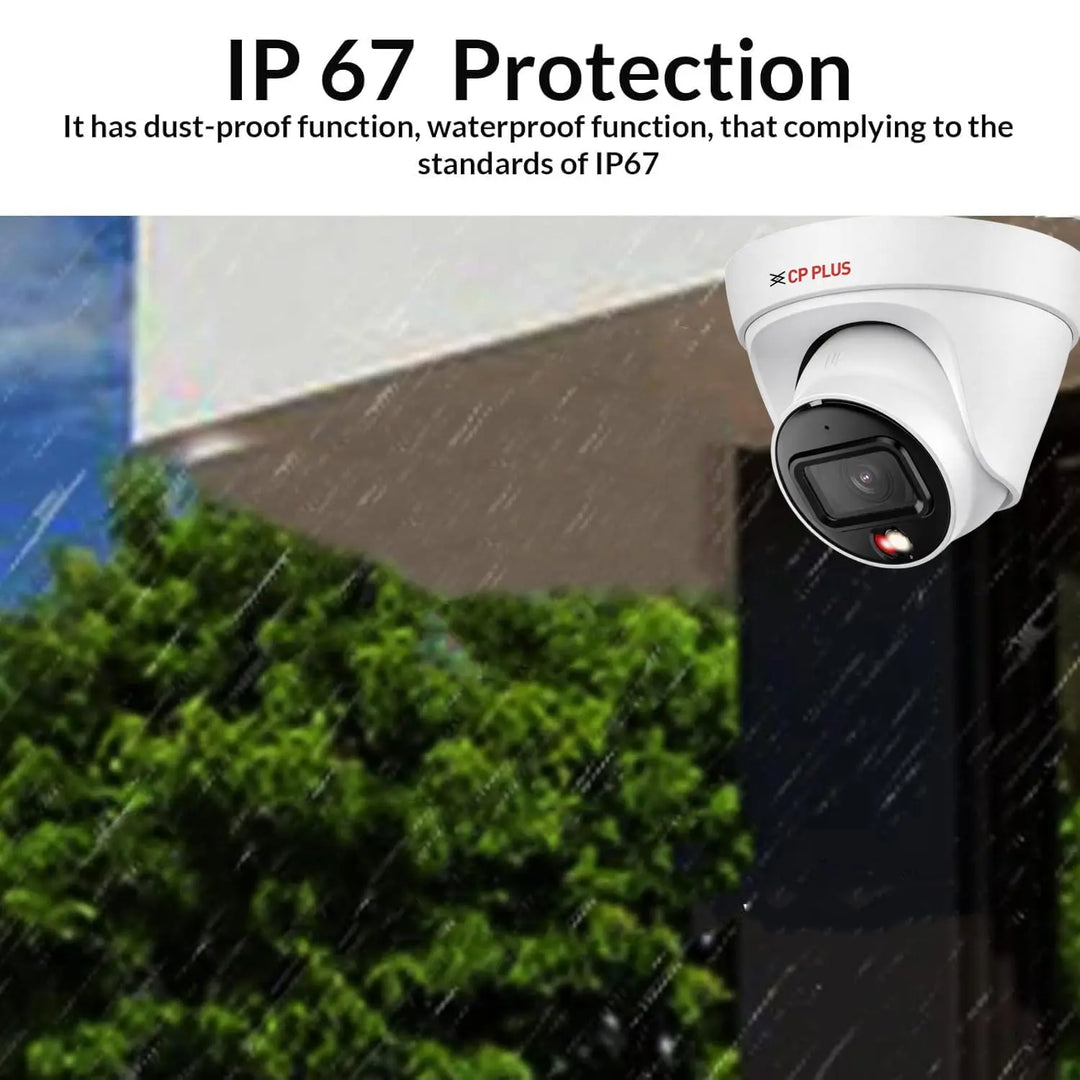 CP PLUS 8MP Dual Light ,Support Built-in Mic, STQC - CP-UNC-DA81L3C-LQ