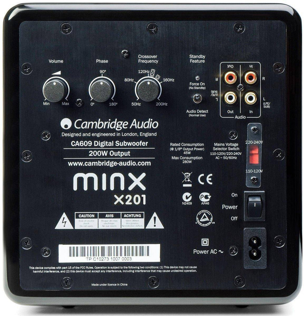 Cambridge Audio Minx X201 200w Active Subwoofer