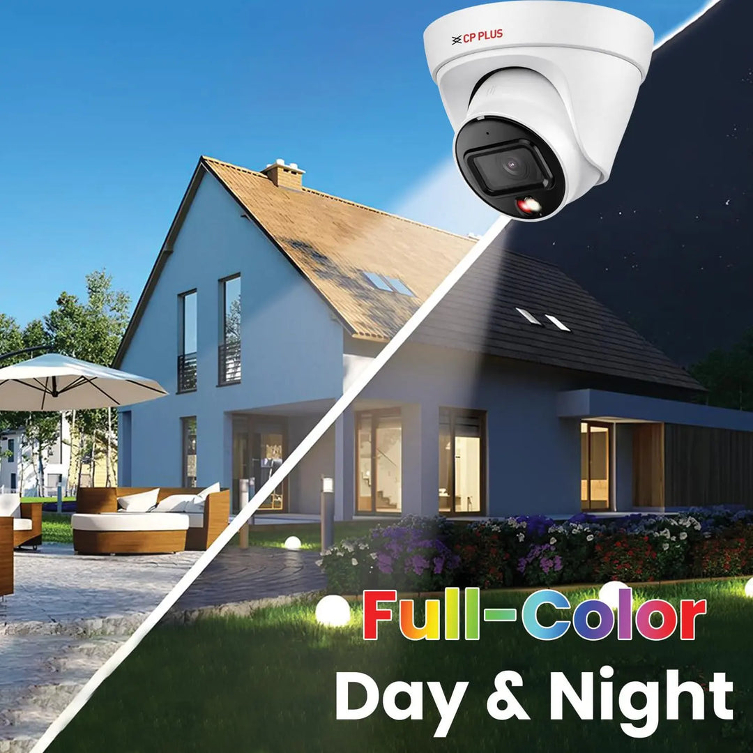 CP PLUS 8MP Dual Light ,Support Built-in Mic, STQC - CP-UNC-DA81L3C-LQ