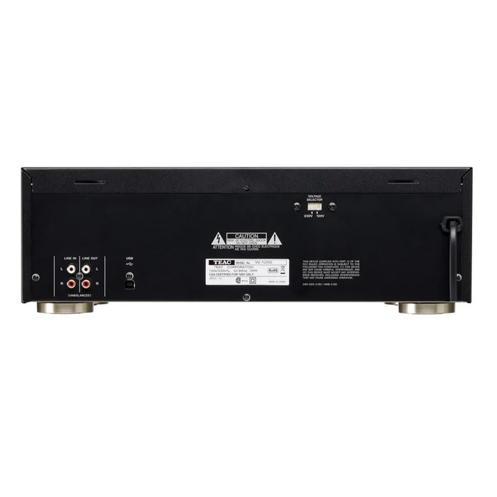 TEAC W-1200 - Double Cassette Deck