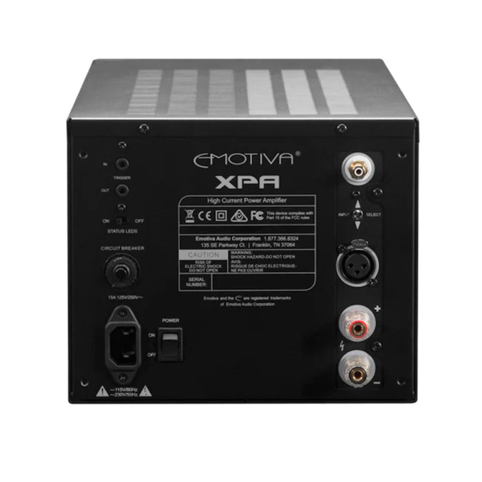 Emotiva XPA HC-1 - High Current Monoblock Amplifier