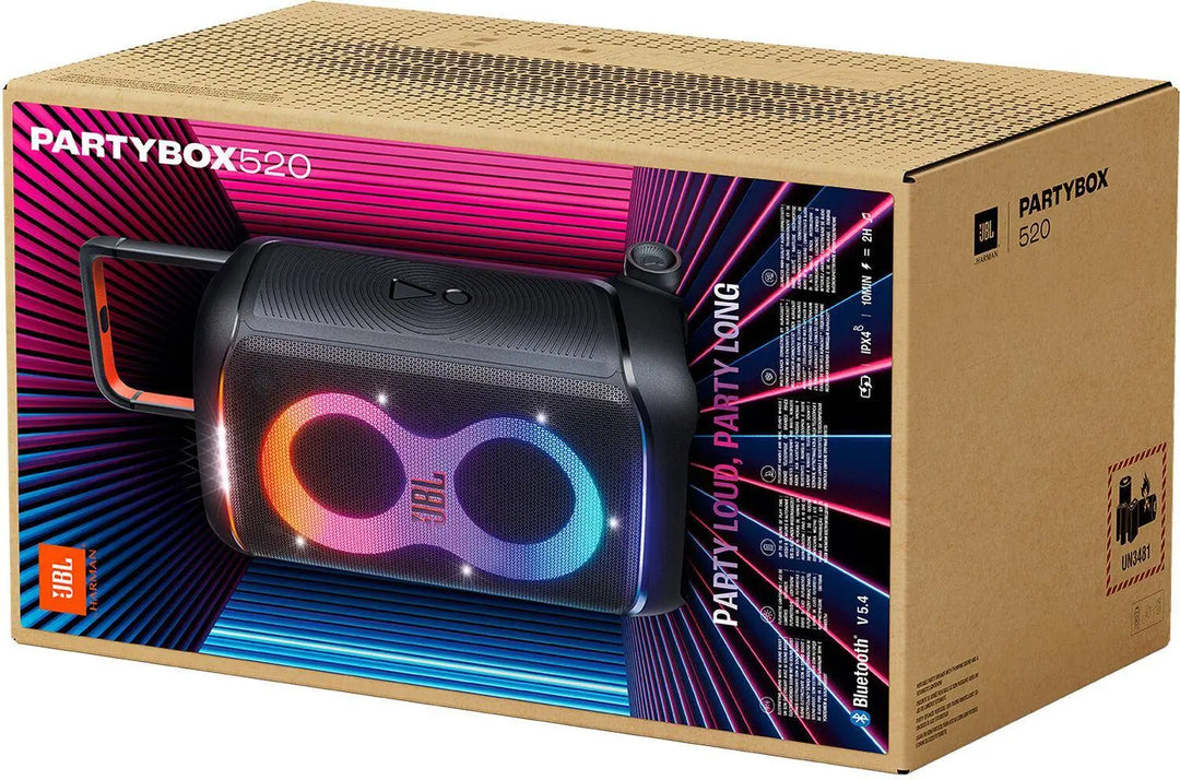 JBL PartyBox 520 Portable Party Bluetooth Speaker JBL