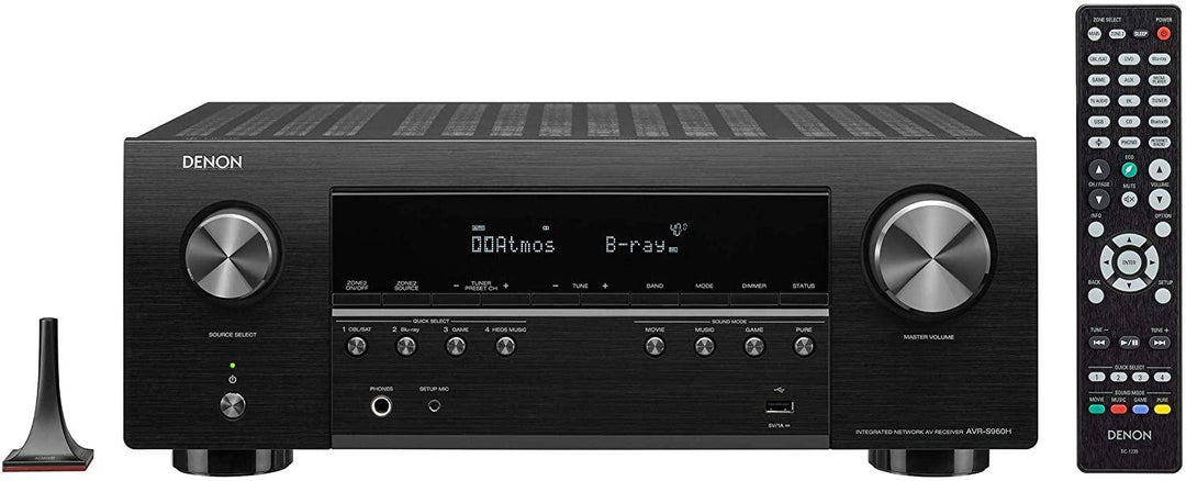 Denon Avr-s960h 7.2 Channel 8k Av Receiver With 3d Audio, Voice Control And Heos Built-in