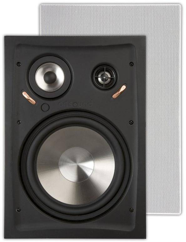 Artsound RE2080 160W Intiimi, 3-Way Rectangular Inwall Loudspeaker Pair