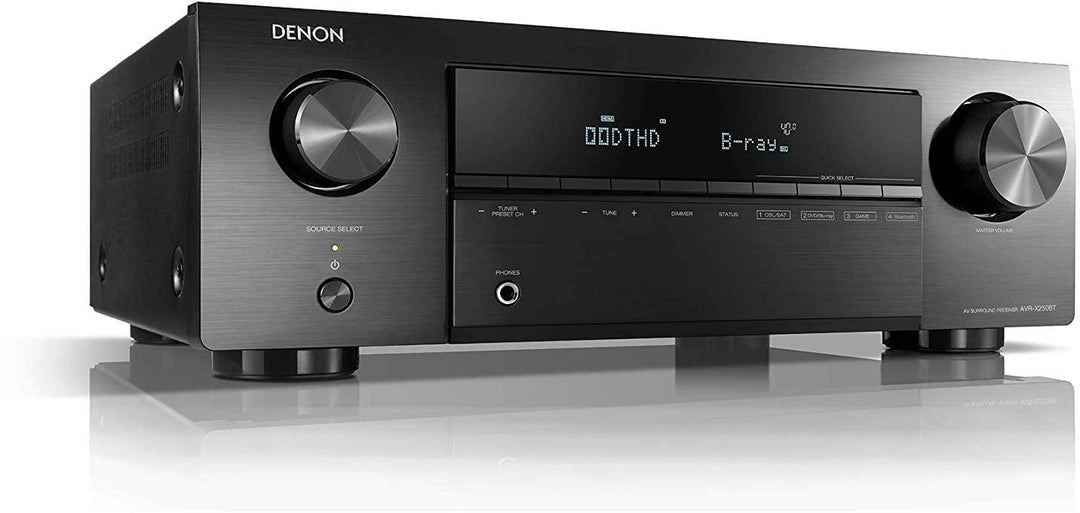 Denon Avr-x250bt 5.1 Channel 4k ultra Hd Av Receiver With Bluetooth