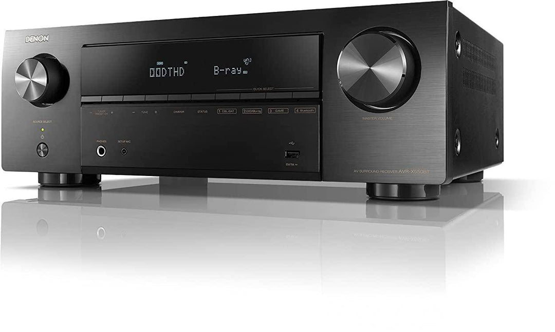 Denon Avr-x550bt 5.2 Channel 4k ultra Hd Av Receiver With Bluetooth