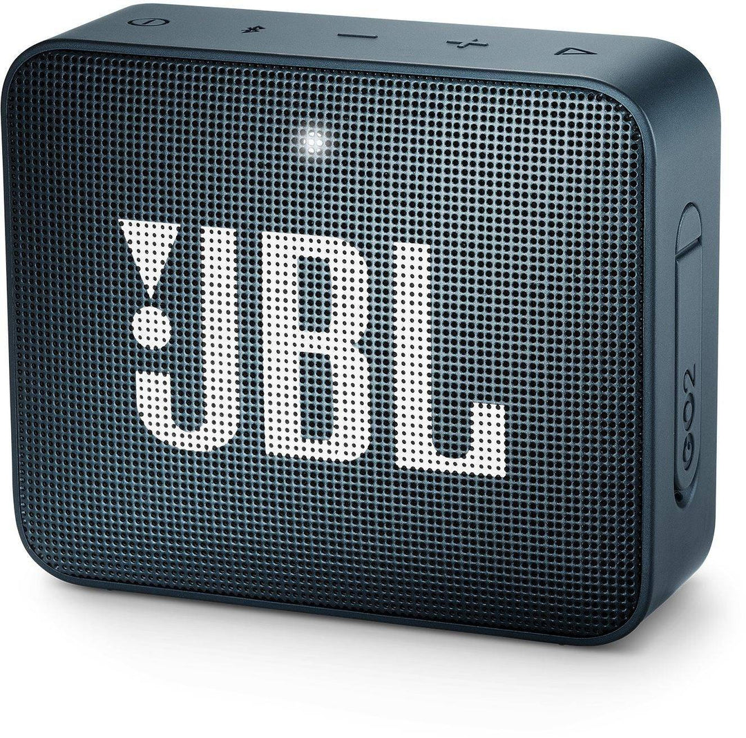 Jbl Go 2 Portable Bluetooth Waterproof Speaker With Mic Navy