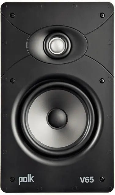 Polk Audio V65 High Performance Lightweight In-wall Rectangular Speaker(each) Polk Audio