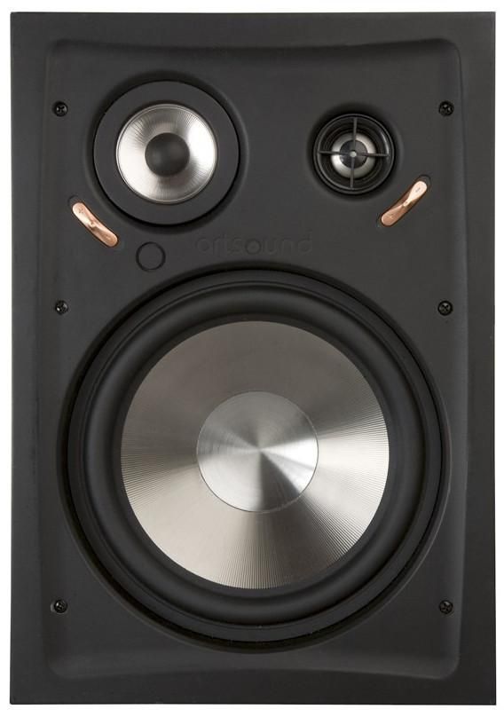 Artsound RE2080 160W Intiimi, 3-Way Rectangular Inwall Loudspeaker Pair