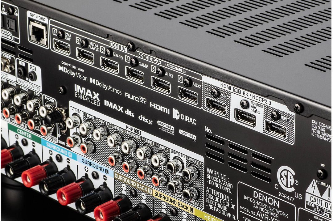Denon Avc-x3800h 9.4 Channel Home theater Receiver With Dolby Atmos