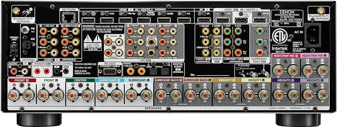 Denon Avc X6700h 8k ultra Hd 11.2 Channel Av Receiver With Heos Built-in