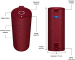 Load image into Gallery viewer, Ultimate Ears Boom 3 Portable Bluetooth Wireless Speaker Red
